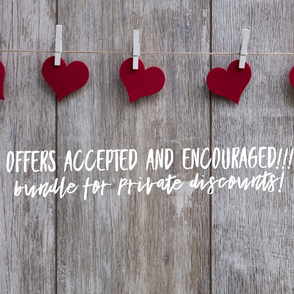 Offers Encouraged!  Bundle for private discount!